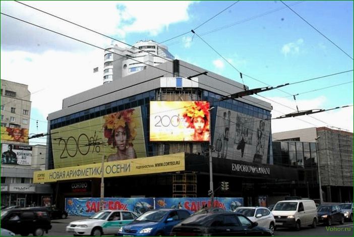 Реклама на улицах города и в помещениях