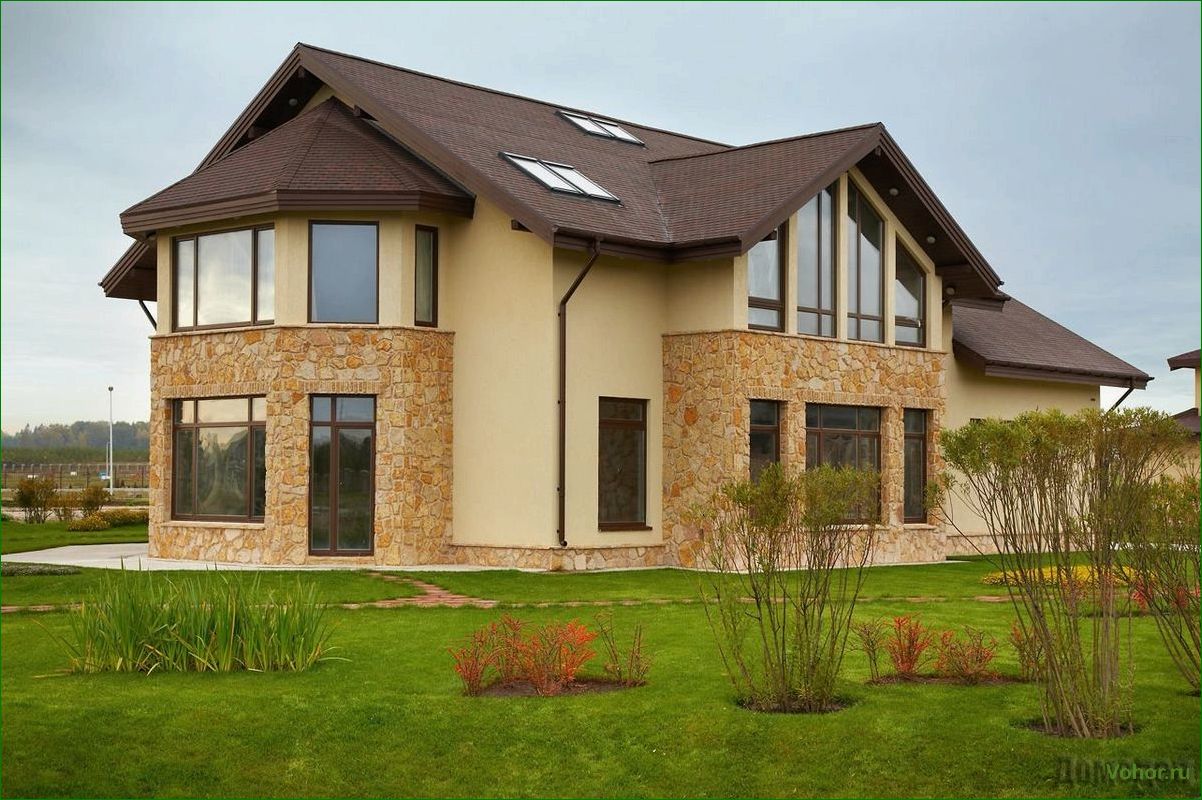 10 популярных вариантов отделки фасада, которые помогут сделать ваш дом неповторимым