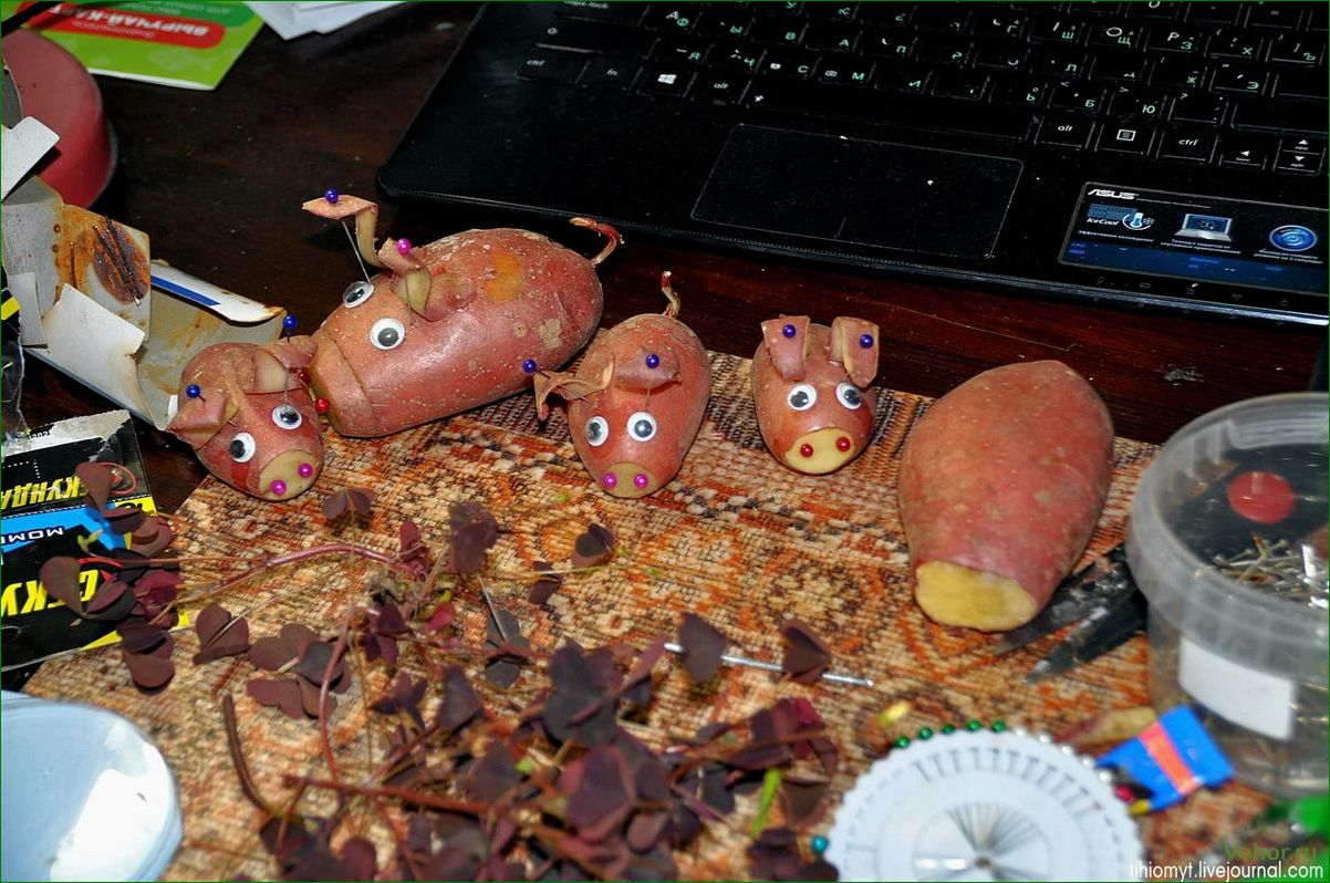 Идеи творческих поделок из картошки для декора дома и праздников