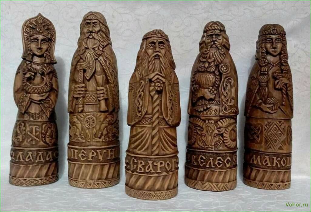 Резьба по дереву славянские боги