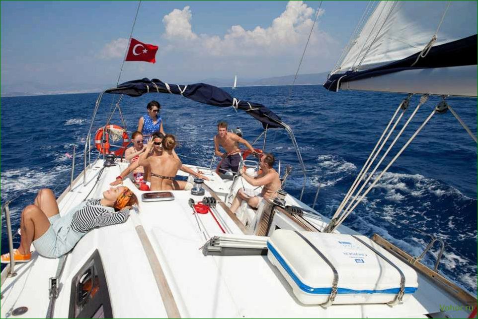 Путешествие на яхте в Турции