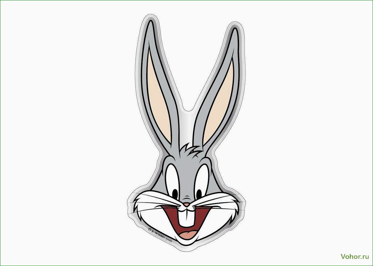 Голова Багз Банни — история, характеристики и популярность легендарного персонажа мультсериала Looney Tunes