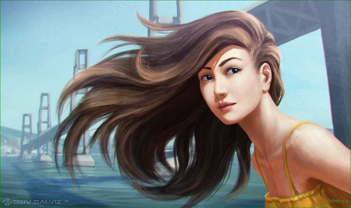 Волосы на ветру арт — искусство, вдохновленное движением и энергией природы